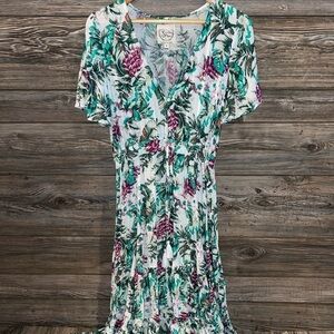 Sunday Mi Amor Tropical Floral Maxi Dress